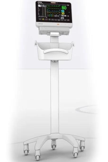 MINDRAY IMEC/IPM PATIENT MONITOR ROLLING STAND TROLLEY