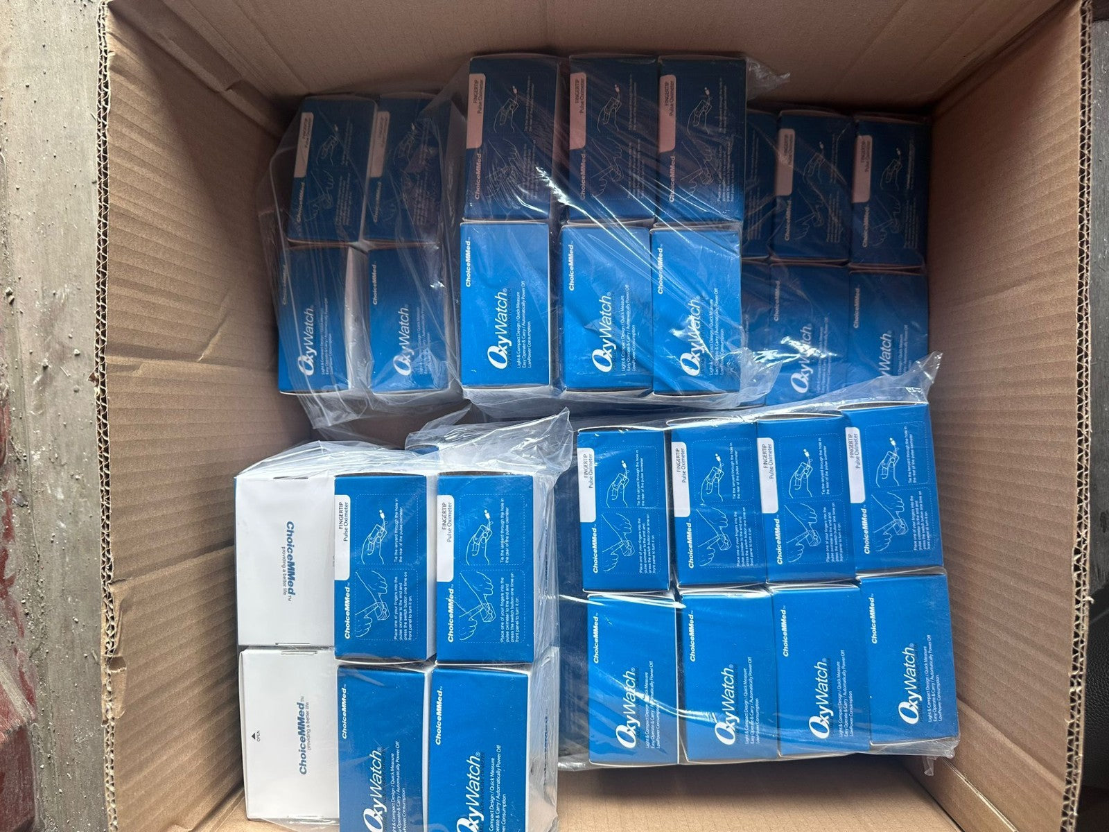 50 X Oxywatch Portable Fingertip Pulse Oximeter ChoiceMMed Portable NEW IN BOX