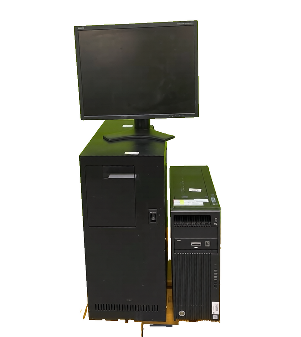 GE Mac-Lab Recording System with HP Z440 PC Unit and NEC MultiSync