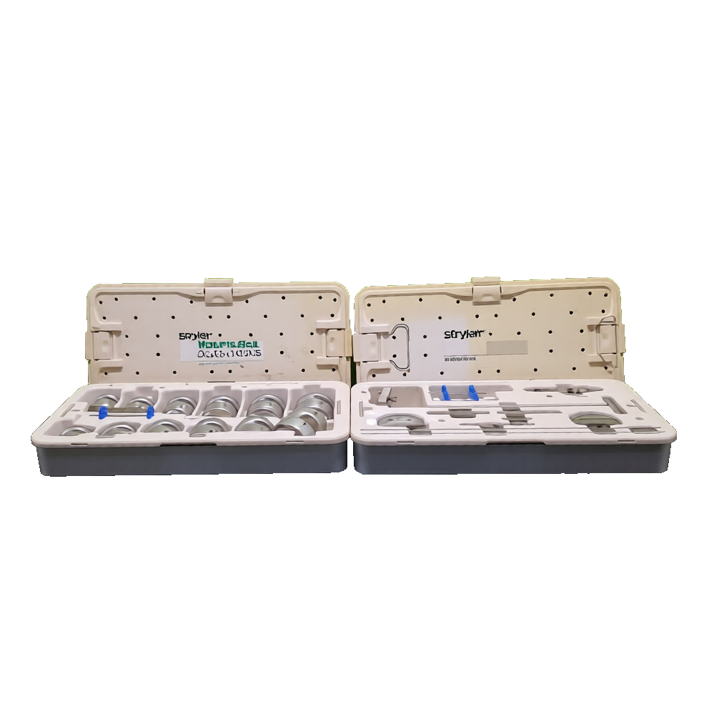 Stryker Howmedica Orthopaedic Surgical Instrument Tray Set – 2 Cases