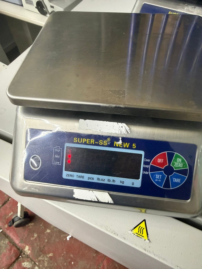 Yantai Super SS-5 Stainless Steel Bench Scale 7.5kg x 2g