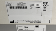 Fresenius Medical Care Multifiltrate Dialysis Machines VERSION 5.2