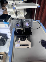 olympus bh2 microscope. used ex Medical Laboratory microscope /lenses SEE DESC