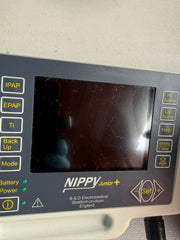 B&D Electromedical Nippy Junior+ Ventilator with Carry Bag and External Li-Ion B