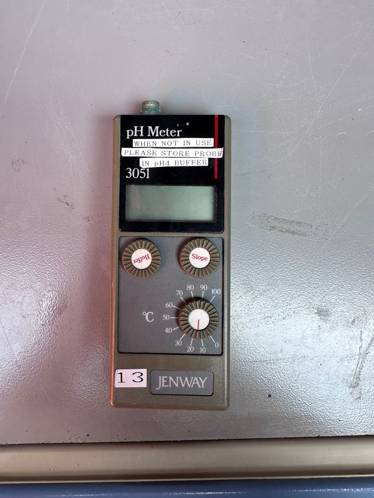 Jenway 3051 handheld digital  pH meter probe Free UK P AND P