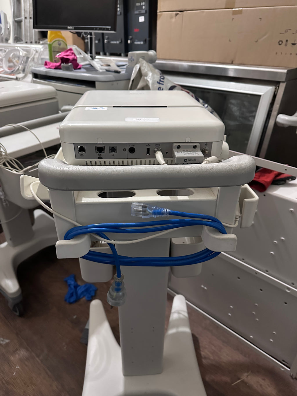 Philips PageWriter TC50 Touchscreen ECG Cardio Monitor w/ Stand & Patient Leads