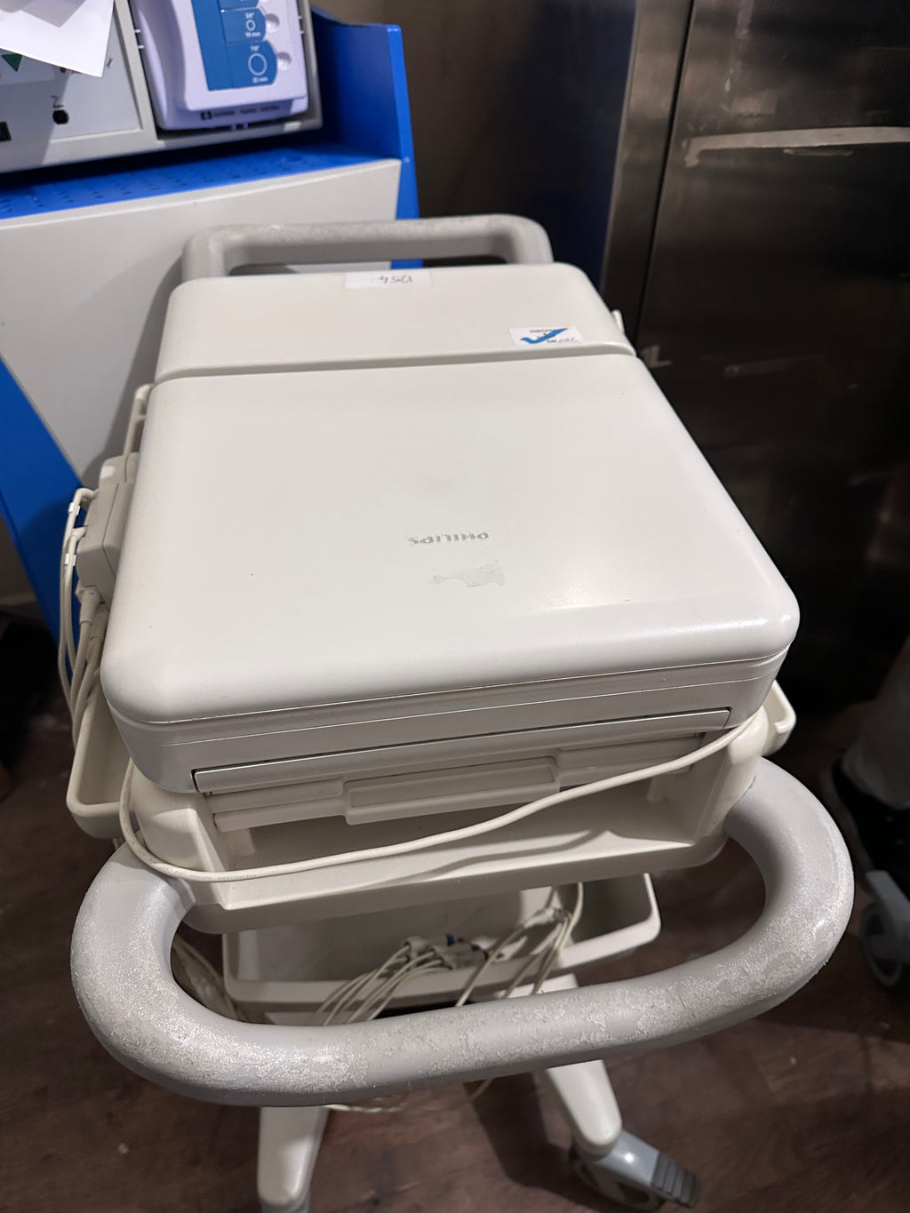 Philips PageWriter TC50 Touchscreen ECG Cardio Monitor w/ Stand & Patient Leads